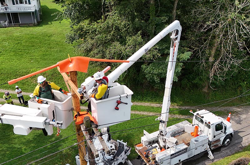 Fixing transmission lines